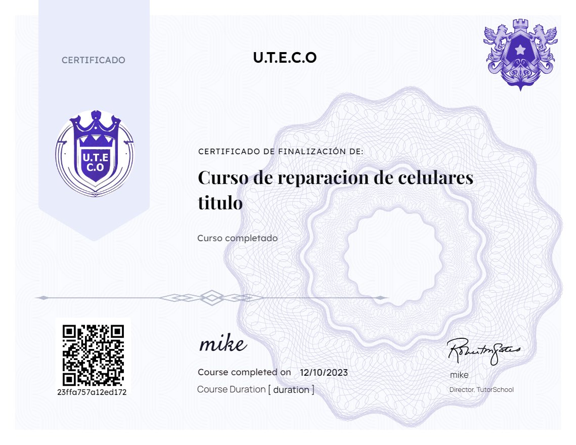 Curso de reparacion de celulares titulo